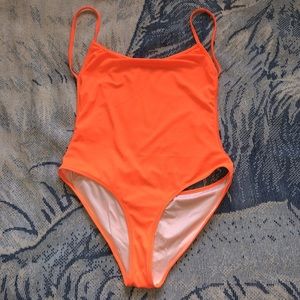 Topshop backless one piece